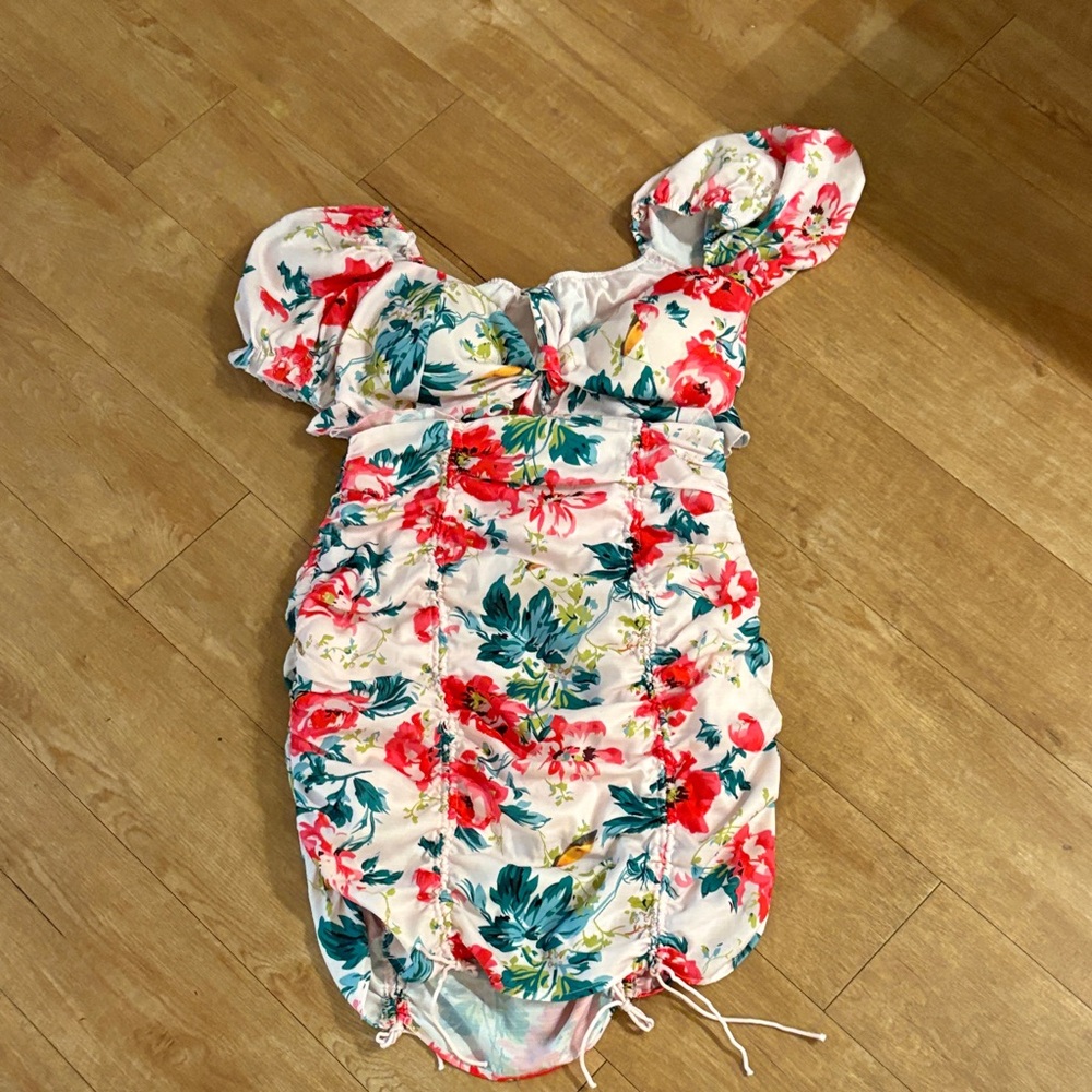 Floral Off-Shoulder Dress